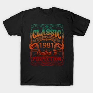Vintage 1981 Limited Edition 53 Year old 53th Birthday T-Shirt